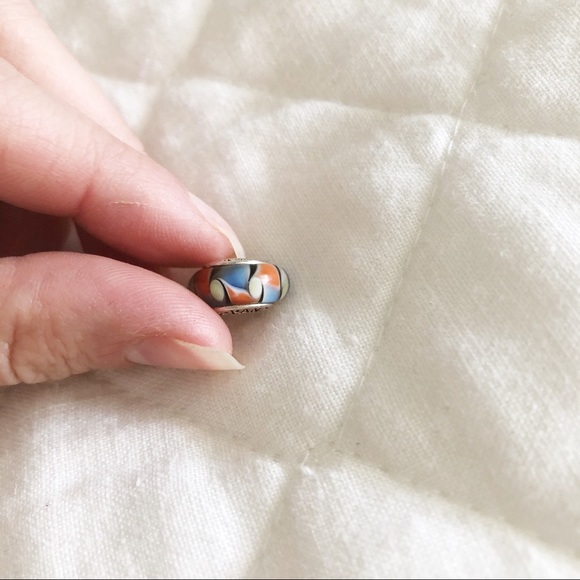 Colourful Glass Pandora Bead Charm - Picture 2 of 3
